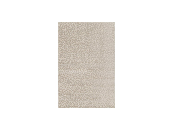 Giso - Tapis Poils Ras - Motif Abstrait - Beige