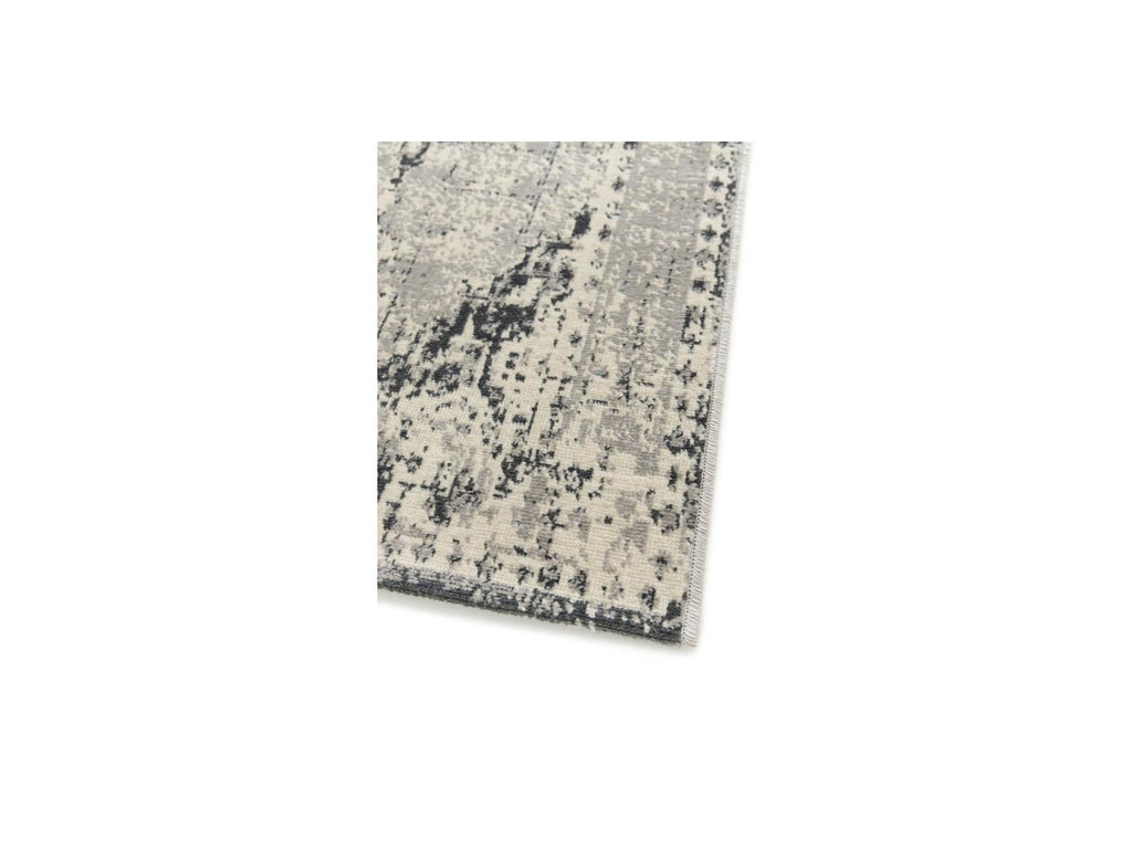 Minerva - Tapis Poils Ras - Vintage - Gris