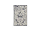 Minerva - Tapis Poils Ras - Vintage - Gris