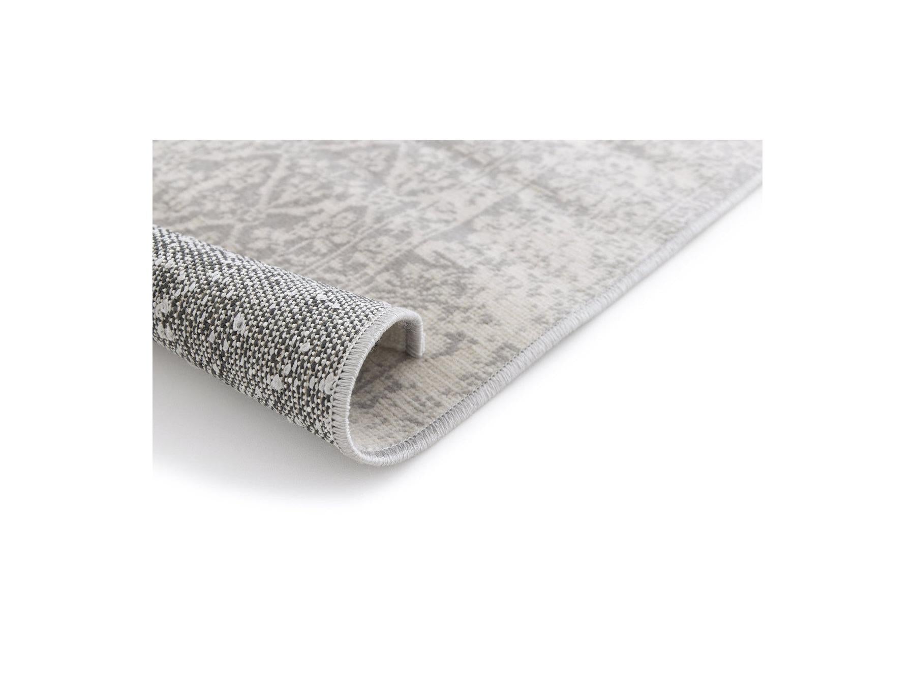Brann - Tapis Poils Ras - Vintage - Gris