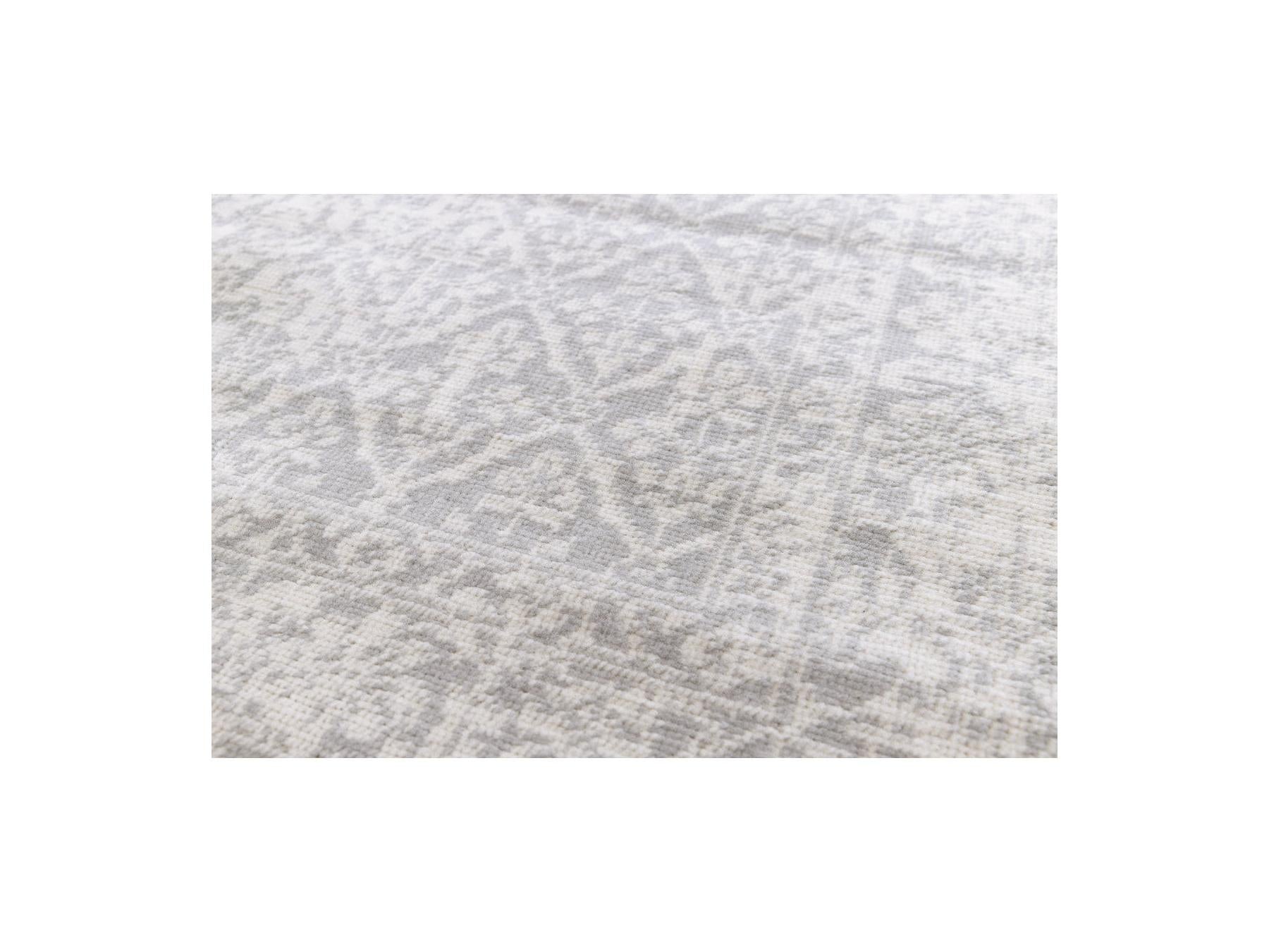 Brann - Tapis Poils Ras - Vintage - Gris
