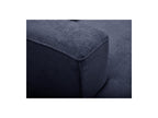 Twiny - Canapé Droit Fixe 3 Places Assise Profonde - Tissu Lisse