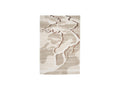 Elvia - Tapis Poils Longs - Motif Abstrait - Beige
