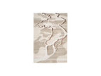 Elvia - Tapis Poils Longs - Motif Abstrait - Beige