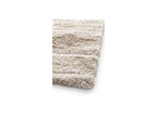 Telira - Tapis Poils Longs - Motif Abstrait - Marron