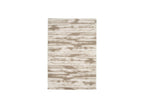Telira - Tapis Poils Longs - Motif Abstrait - Marron