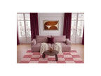Twiny - Canapé Droit Fixe 3 Places Assise Profonde - Tissu Lisse