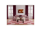 Twiny - Canapé Droit Fixe 3 Places Assise Profonde - Tissu Lisse