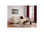 Twiny - Canapé Droit Fixe 3 Places Assise Profonde - Tissu Lisse