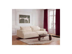 Twiny - Canapé Droit Fixe 3 Places Assise Profonde - Tissu Lisse