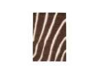 Tirasu - Tapis Poils Longs - Motif Abstrait - Marron