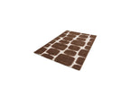 Chino - Tapis Poils Longs - Motif Abstrait - Marron