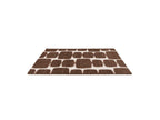 Chino - Tapis Poils Longs - Motif Abstrait - Marron