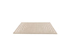 Lyzzo - Tapis Poils Longs - Motif Graphique - Crème