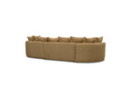 Calypso - Canapé D'Angle Fixe - Tissu Bouclette - Angle Droit