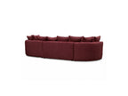 Calypso - Canapé D'Angle Fixe - Tissu Bouclette - Angle Droit