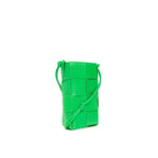 Bottega Veneta Leather Phone Case - Green - Femme