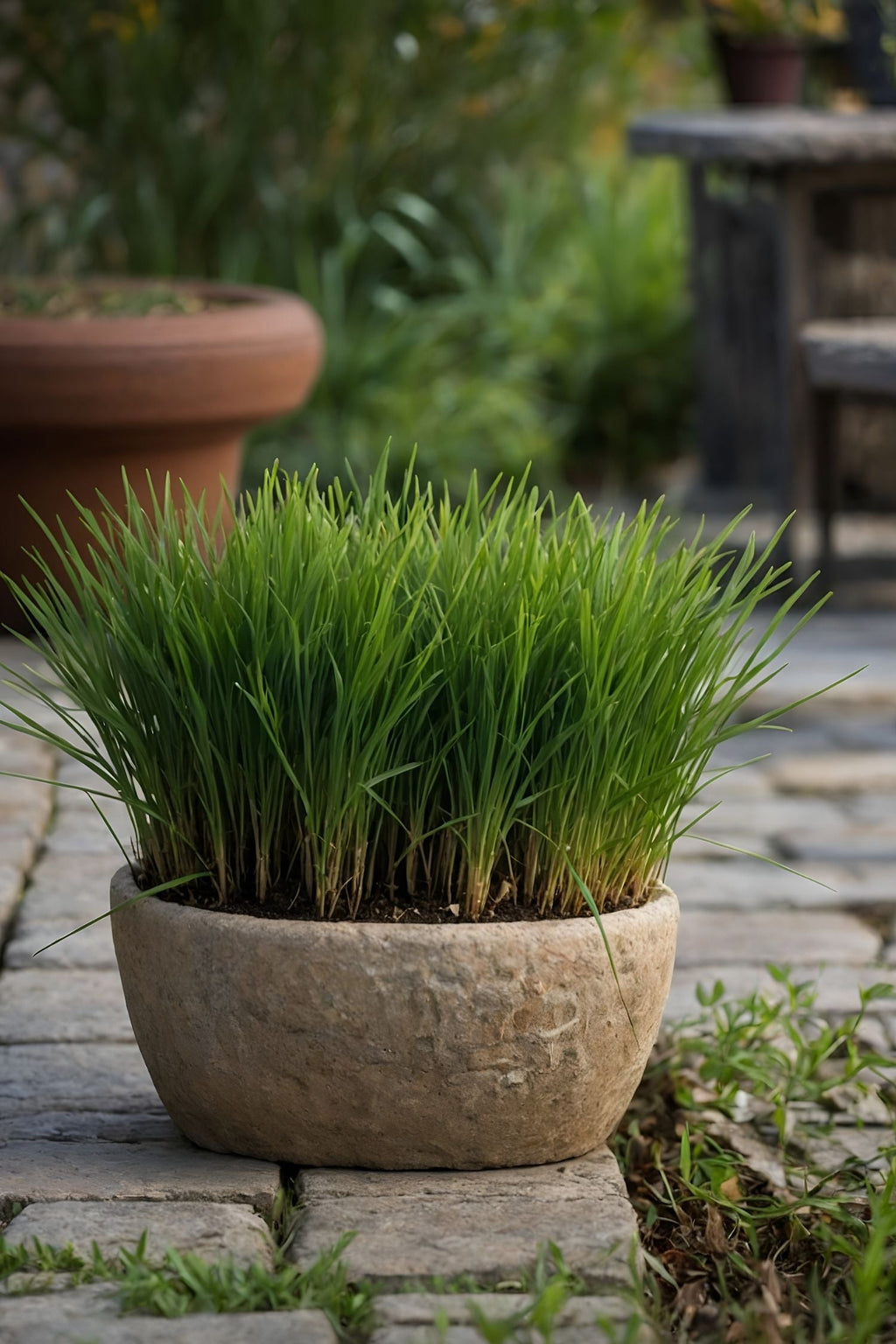 Lot De 4 Herbe À Chat Cyperus – Plante D’Intérieur