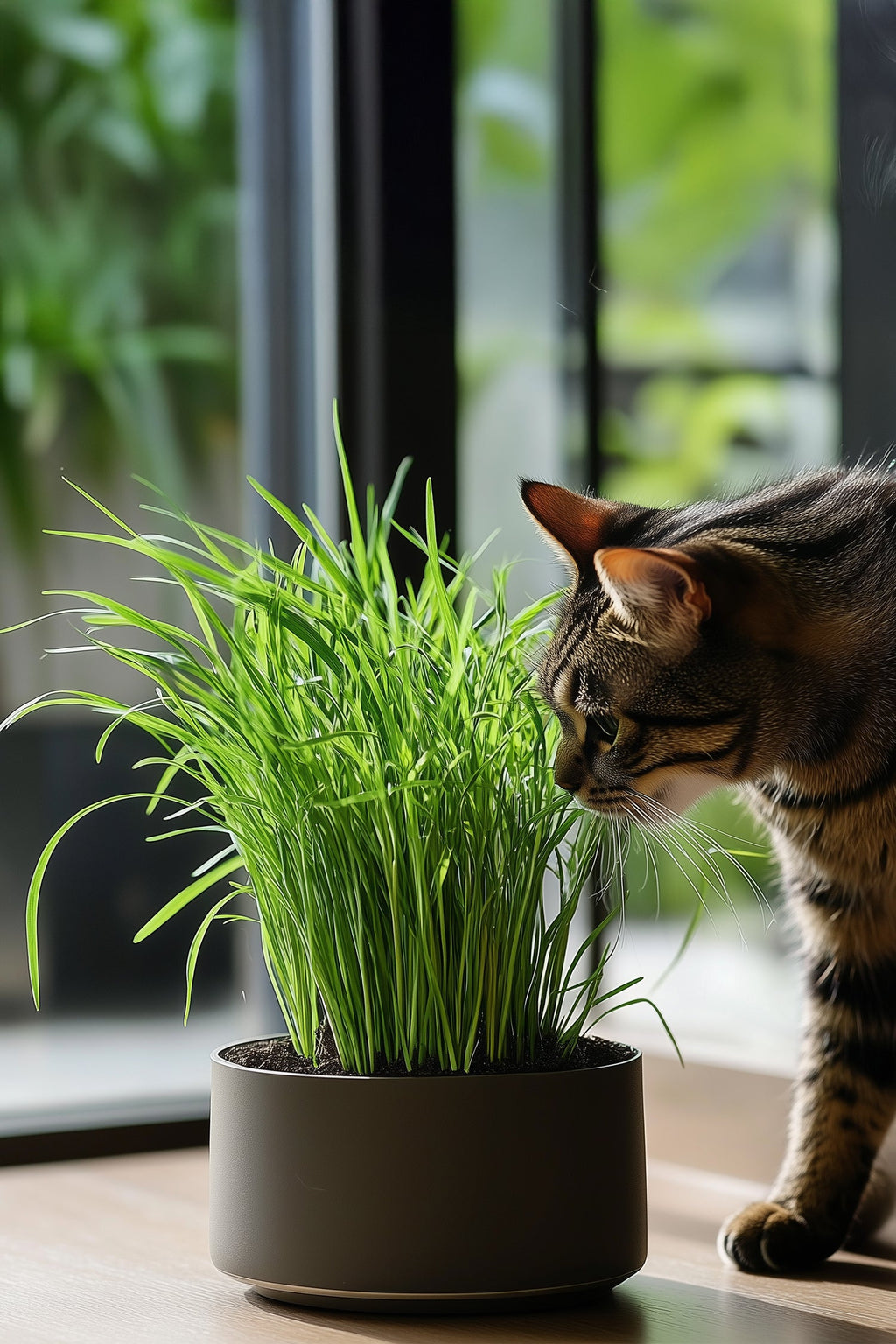 Lot De 4 Herbe À Chat Cyperus – Plante D’Intérieur