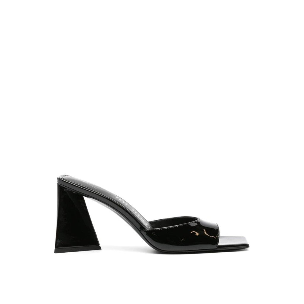 Sandales The Attico Mini Devon 85 Leather - Black - Femme