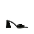 Sandales The Attico Mini Devon 85 Leather - Black - Femme