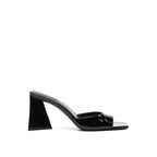 Sandales The Attico Mini Devon 85 Leather - Black - Femme