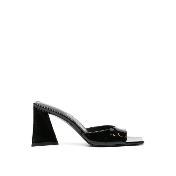 Sandales The Attico Mini Devon 85 Leather - Black - Femme
