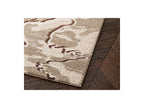 Elvia - Tapis Poils Longs - Motif Abstrait - Beige