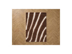 Tirasu - Tapis Poils Longs - Motif Abstrait - Marron