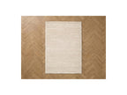 Telira - Tapis Poils Longs - Motif Abstrait - Beige