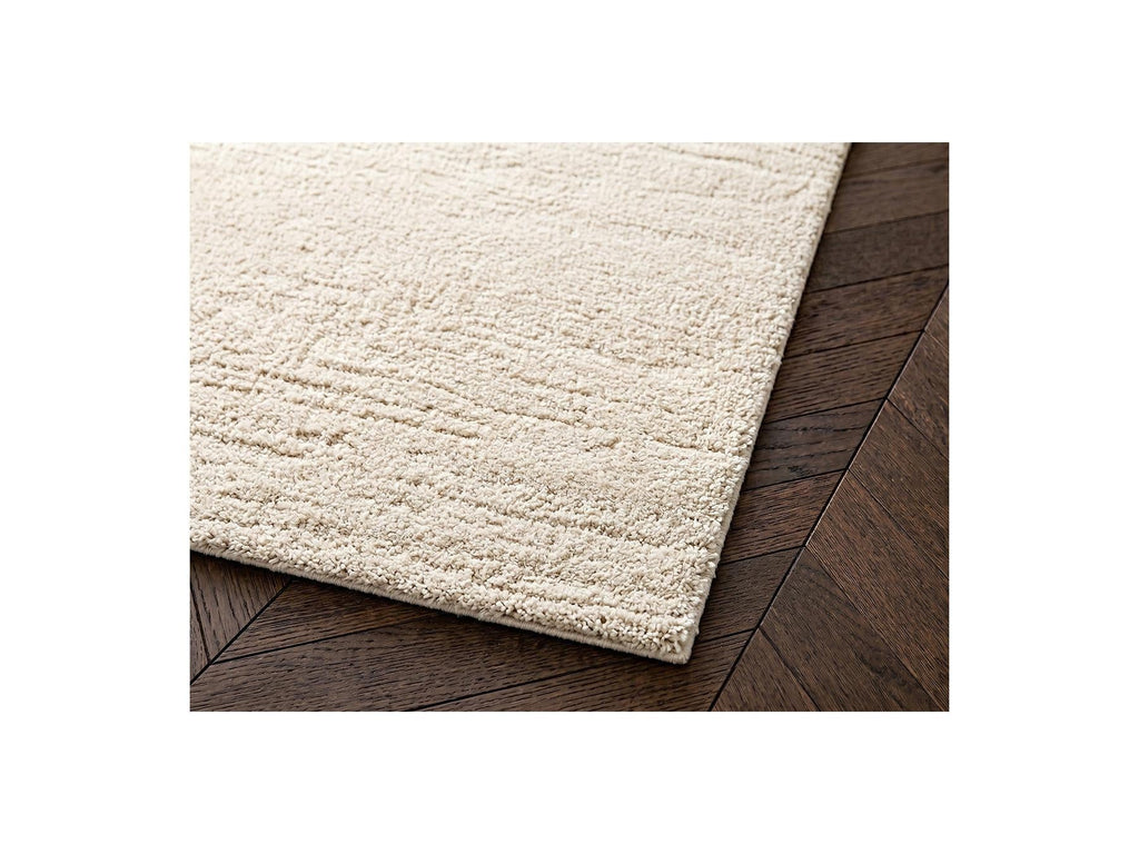 Telira - Tapis Poils Longs - Motif Abstrait - Beige