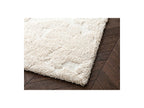 Embren - Tapis Poils Longs Embren Motif Abstrait - Beige