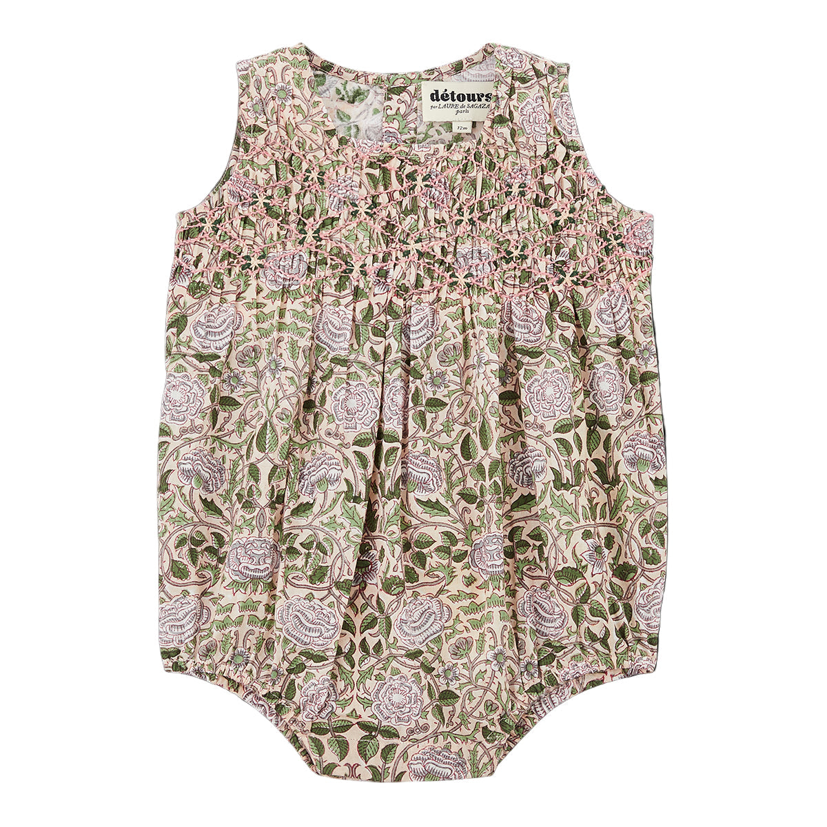 Barboteuse Paquerette Rose