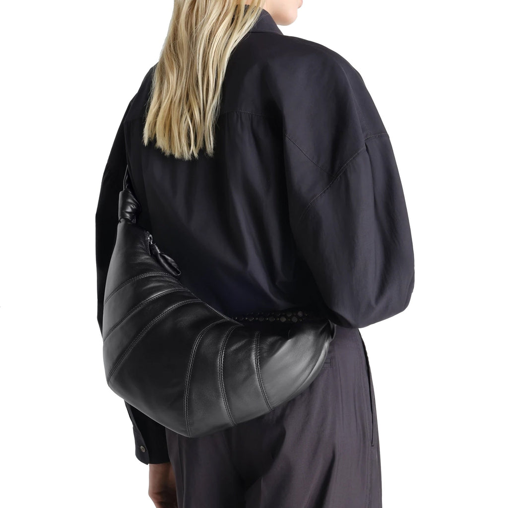 Lemaire - Sac The Croissant Medium - Femme - Black