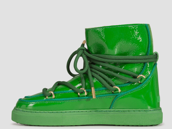 Bottes Sneaker Full Leather Naplack - Green