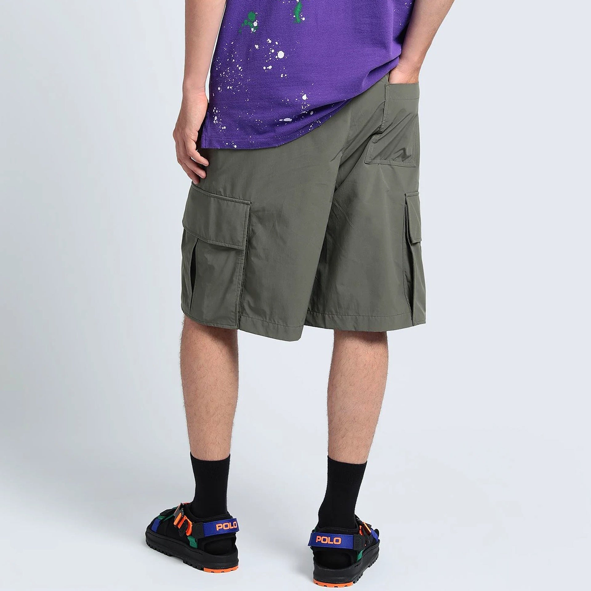 Short Off-White Bermuda - Green - Homme
