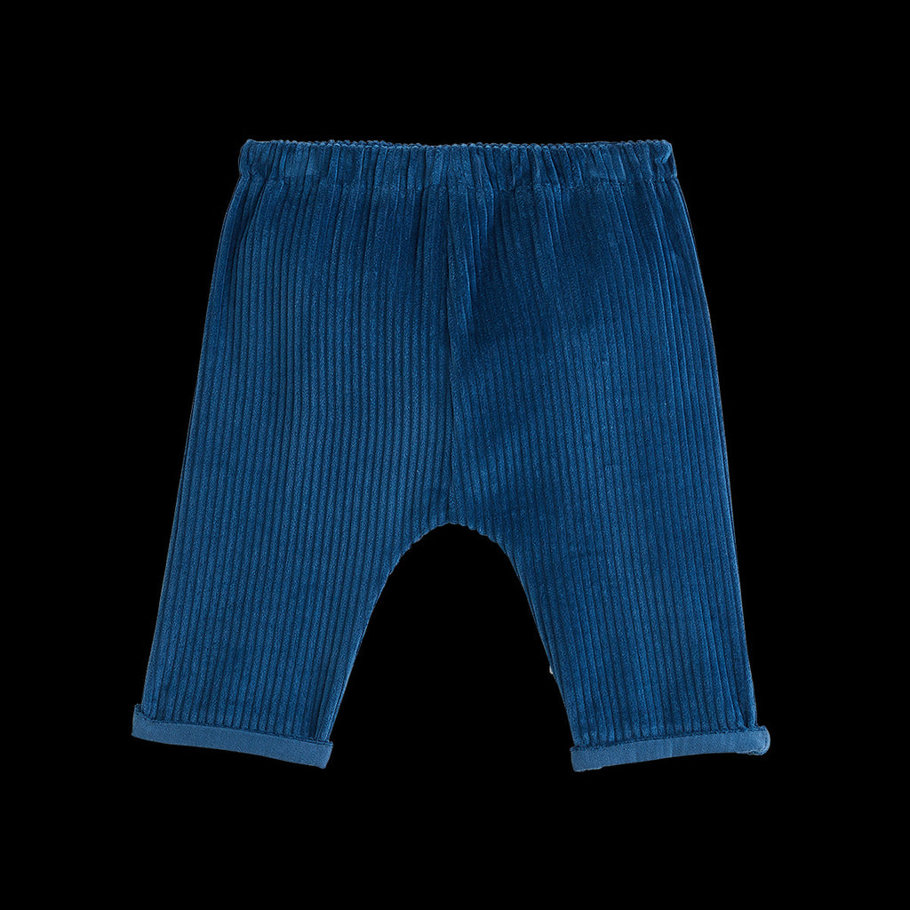 Sarouel Malo Velours Schtroumpf