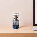 Lexon Design - Station De Charge Induction/Micro/Enceinte - City Energy Pro - Bleu Foncé