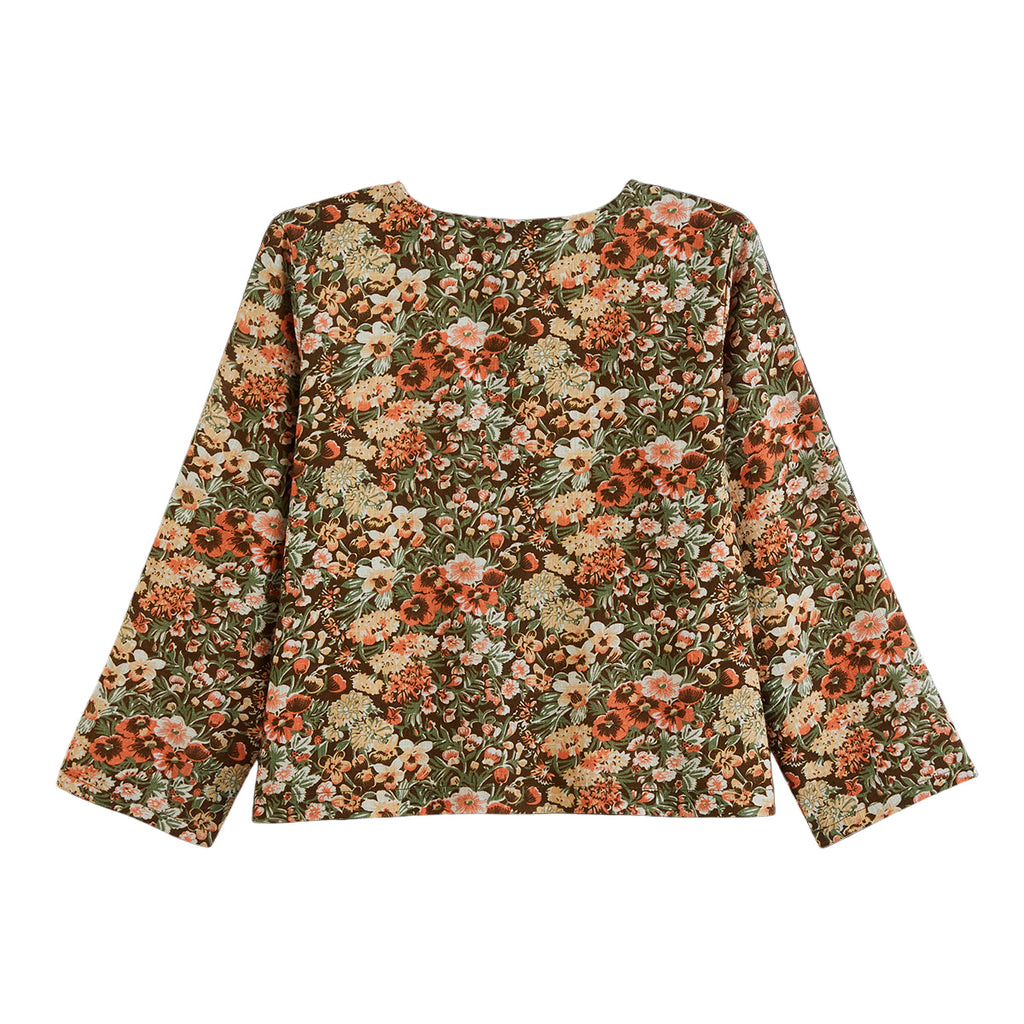 Chemise Onagre Orange/Vert/Marron