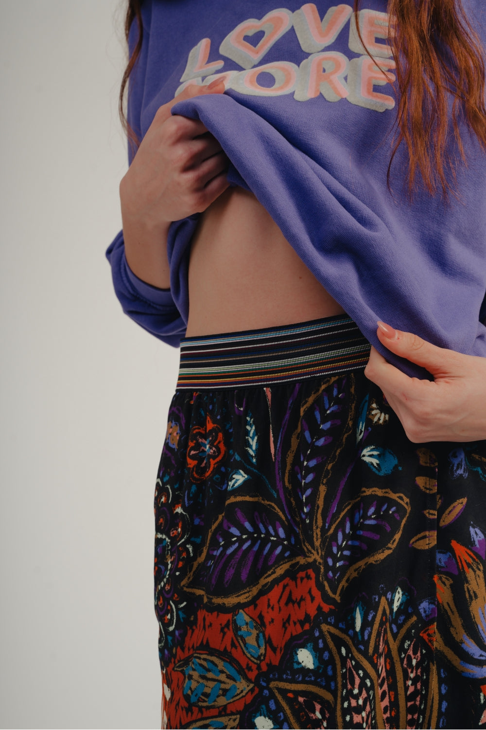 La Maxi Jupe Lilou Blue Jasmine
