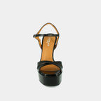 Jonak - Sandales Britany Cuir Vieilli - Noir