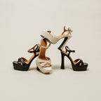 Jonak - Sandales Britany Cuir Vieilli - Noir