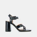 429-BAZIN VERNIS / Noir --Sandales Bazin Vernis - Noir Sandales Jonak