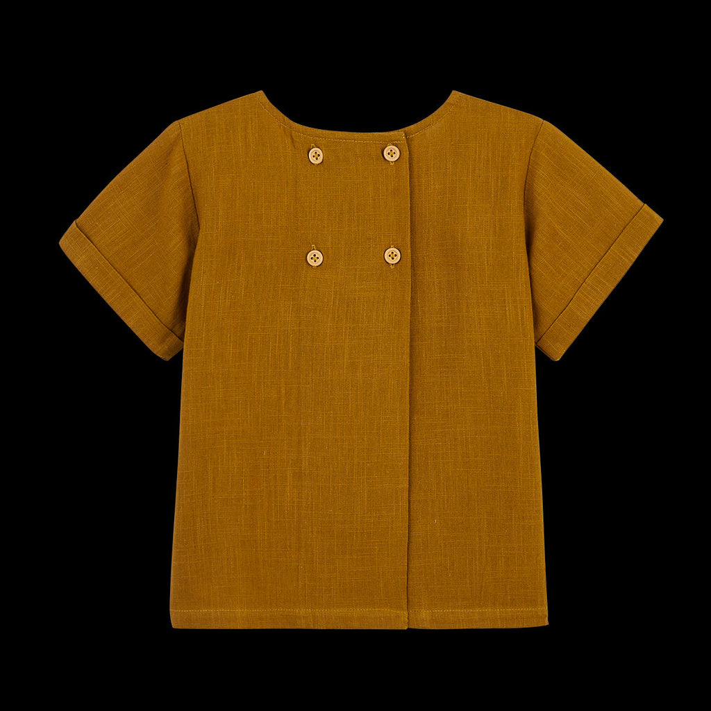 Top Renoncule Olive