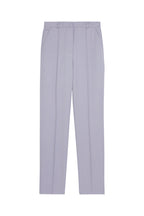 The Kooples - Pantalon Droit 100% Laine Mauve - Femme