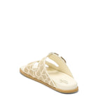 Sandales Valentino Garavani Toile Iconographe - Ivory - Femme