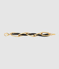Perrine Taverniti - Bracelet Ramey Agate Noire Doré - Femme