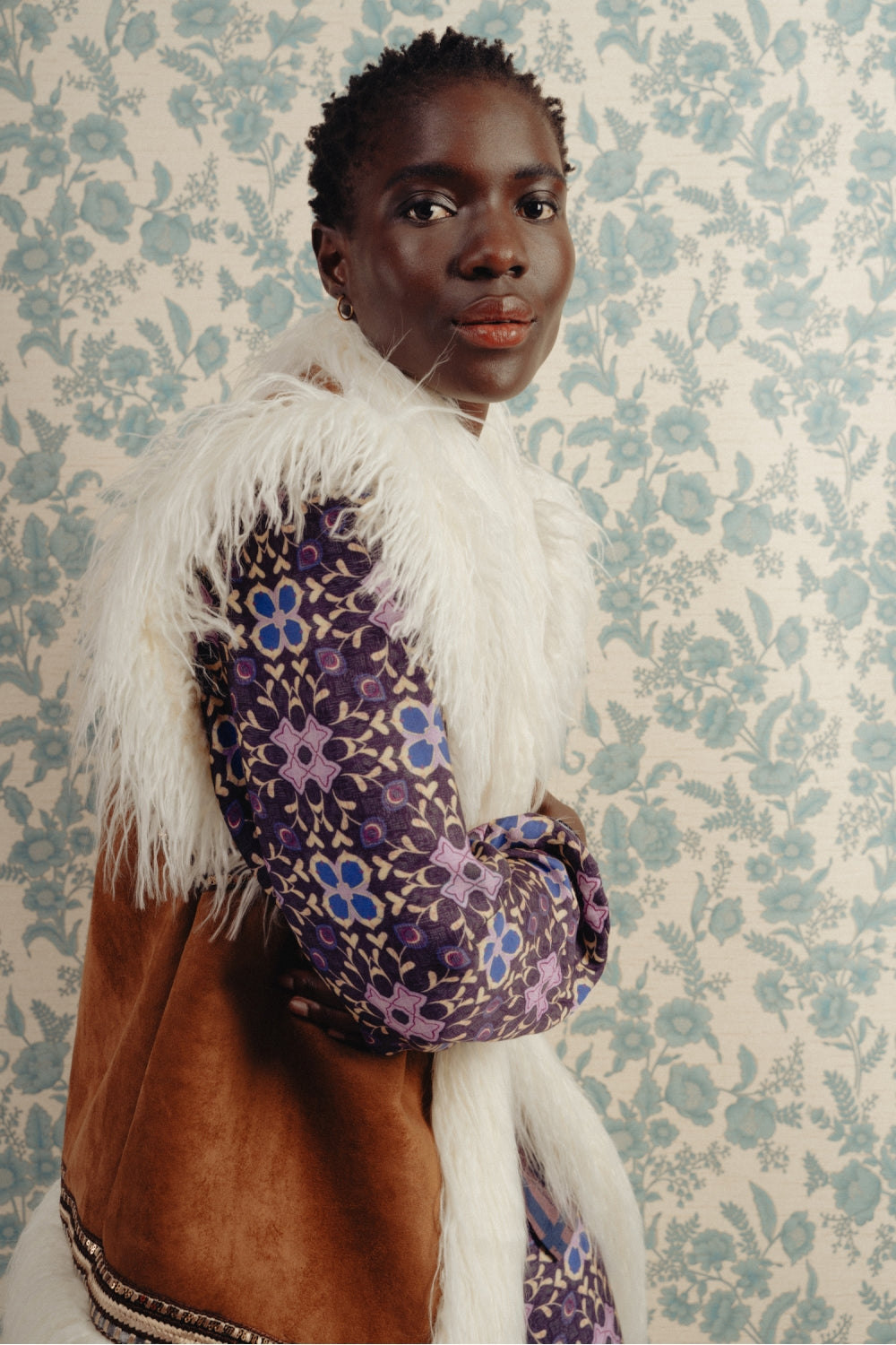 La Veste Aretha Folk Effet Daim