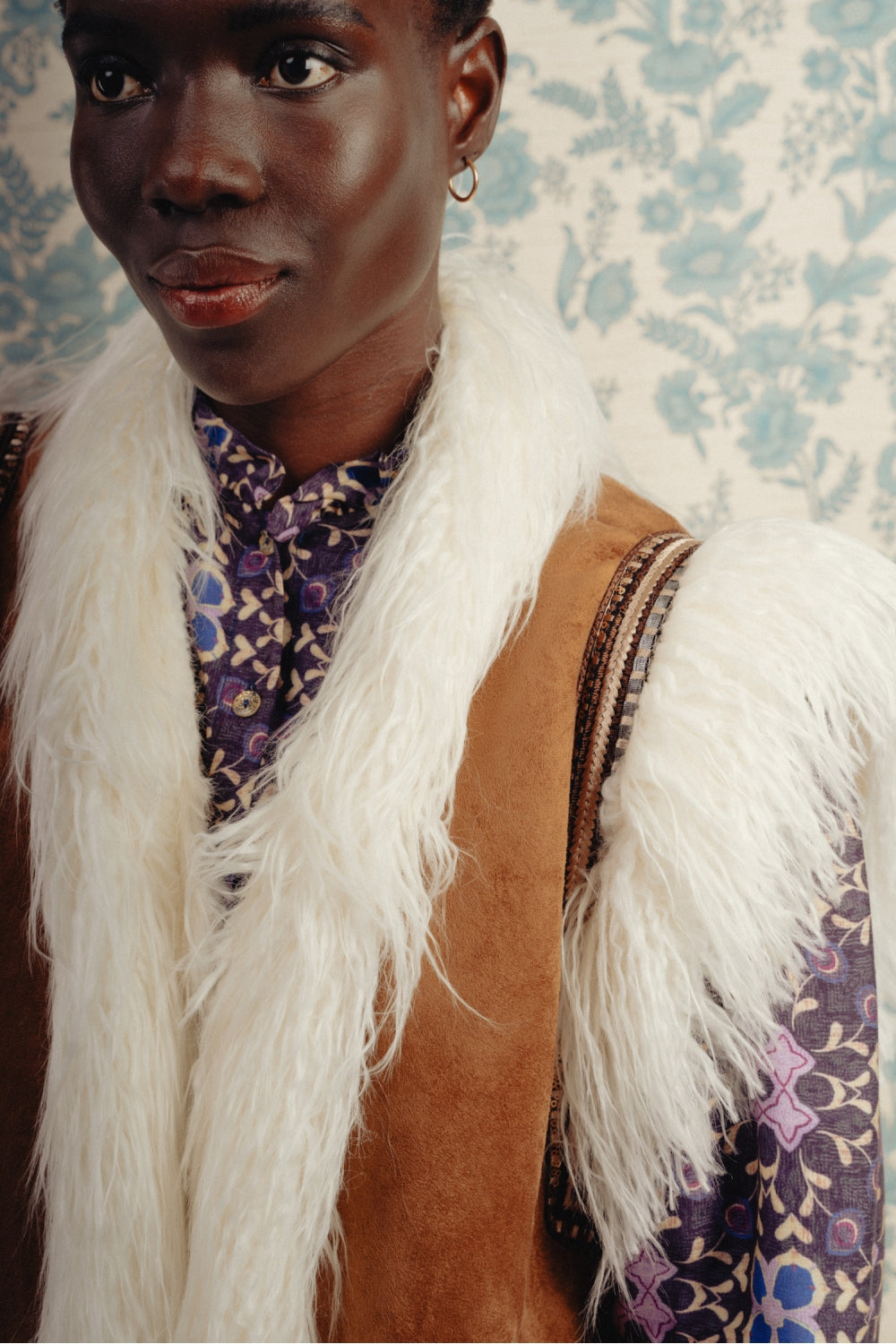 La Veste Aretha Folk Effet Daim