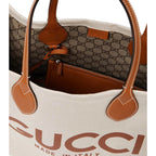 Gucci Medium Tote Handle Bag - Beige - Femme